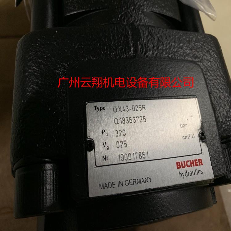 瑞士BUCHER布赫QX43-025R內嚙合齒輪泵
