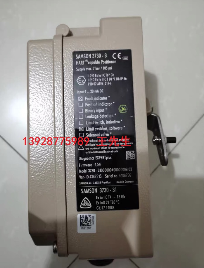 Samson 薩姆森閥門定位器原裝全新3730-3現貨