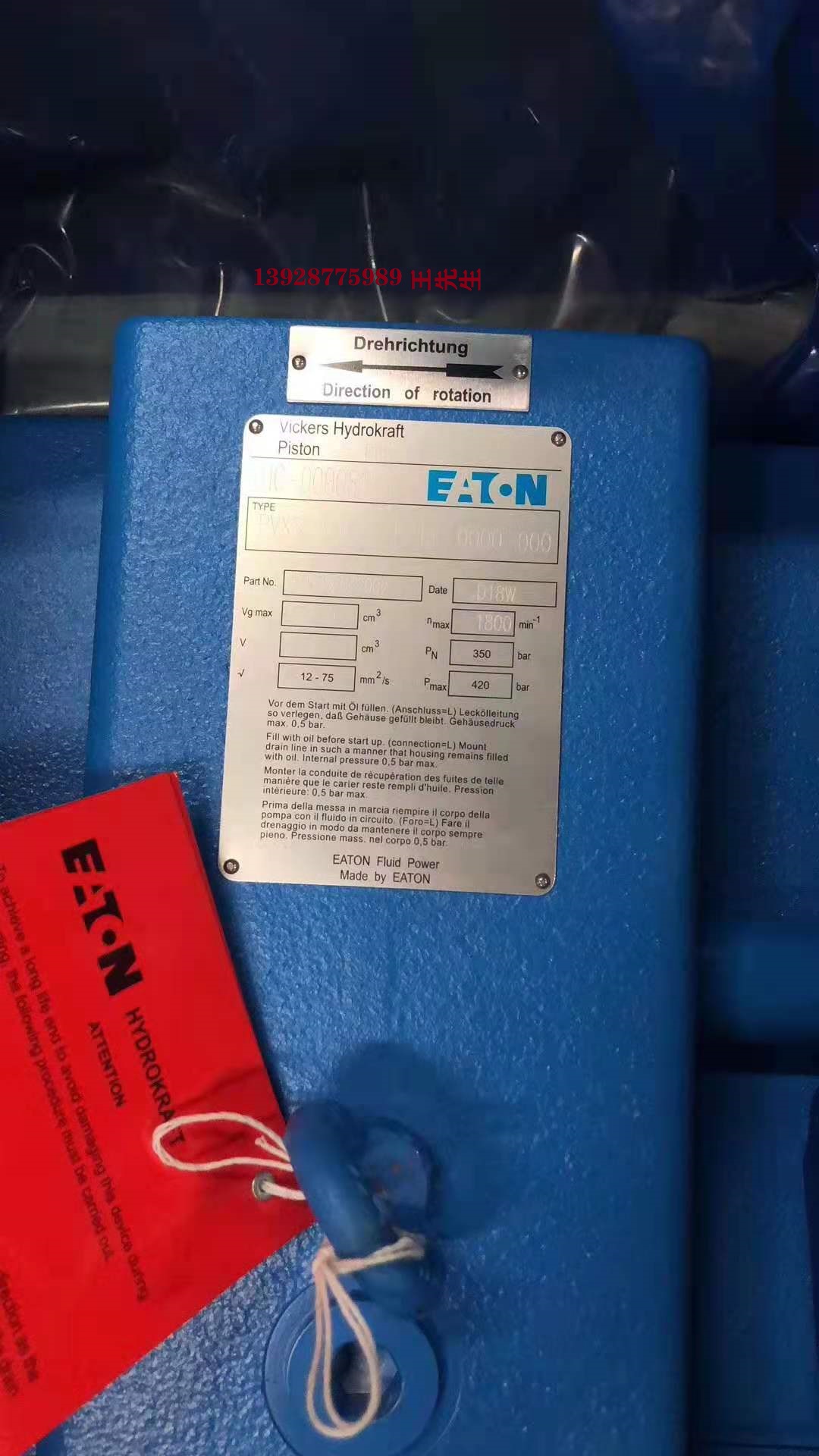 伊頓威格士柱塞泵PVQ13-A2R PVQ20-B2R PVQ40現(xiàn)貨   02-341576 PVQ10-A2R-SE1S-21-C14-12 伊頓威格士柱塞泵丹佛斯    威格士液壓泵PVB10-RSY-40-CM-12 PVB10RSY20C12 PVB10RS20CC12
